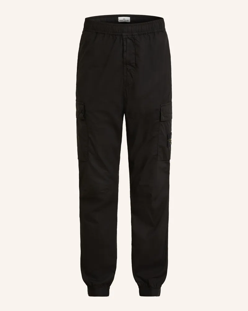 Stone Island Cargohose PARACADUTE Schwarz