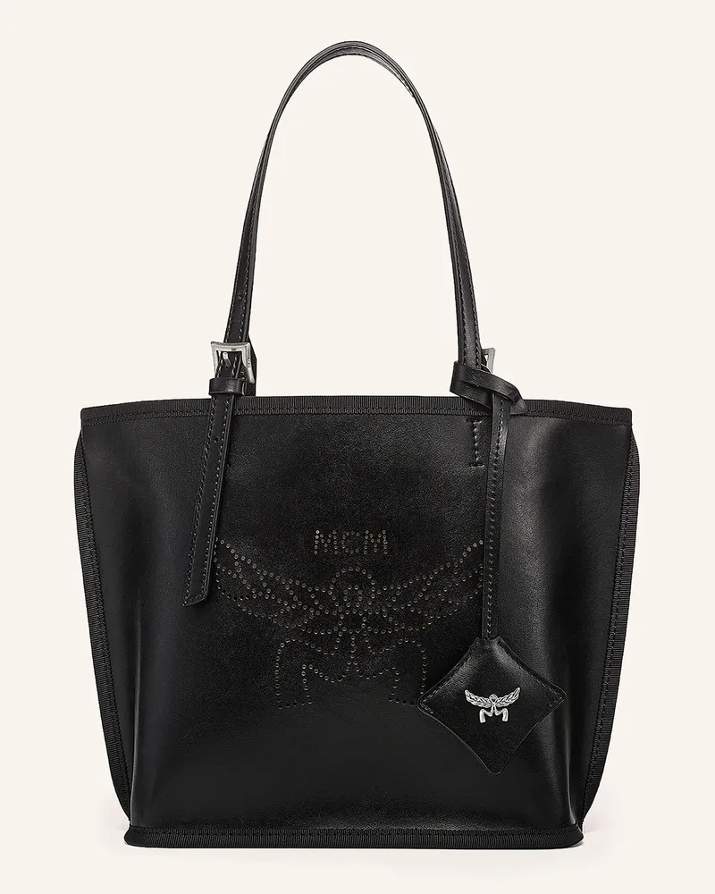 MCM Shopper HIMMEL MIRIUM MINI mit Pouch Schwarz