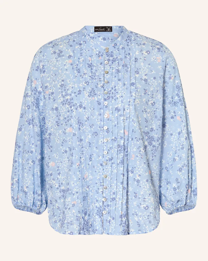 van Laack Bluse Vl-Eyram-Kn blau Hellblau