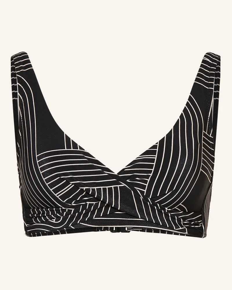 watercult Bralette-Bikini-Top Line Set schwarz Schwarz