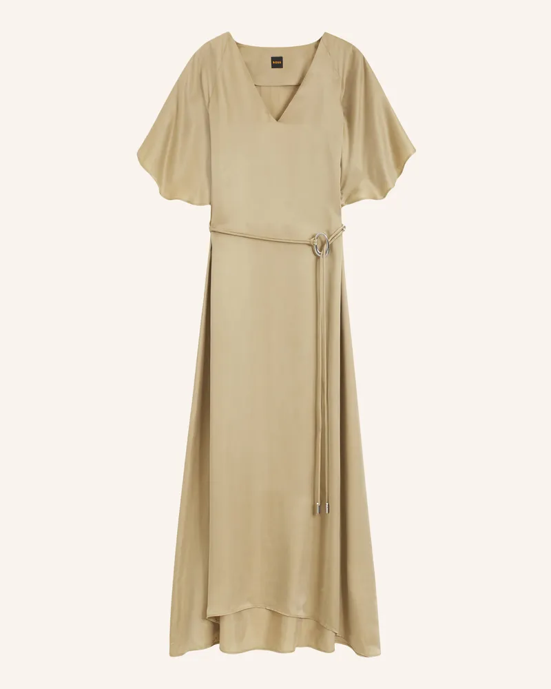 HUGO BOSS Business Kleid C_Derena Regular Fit braun 