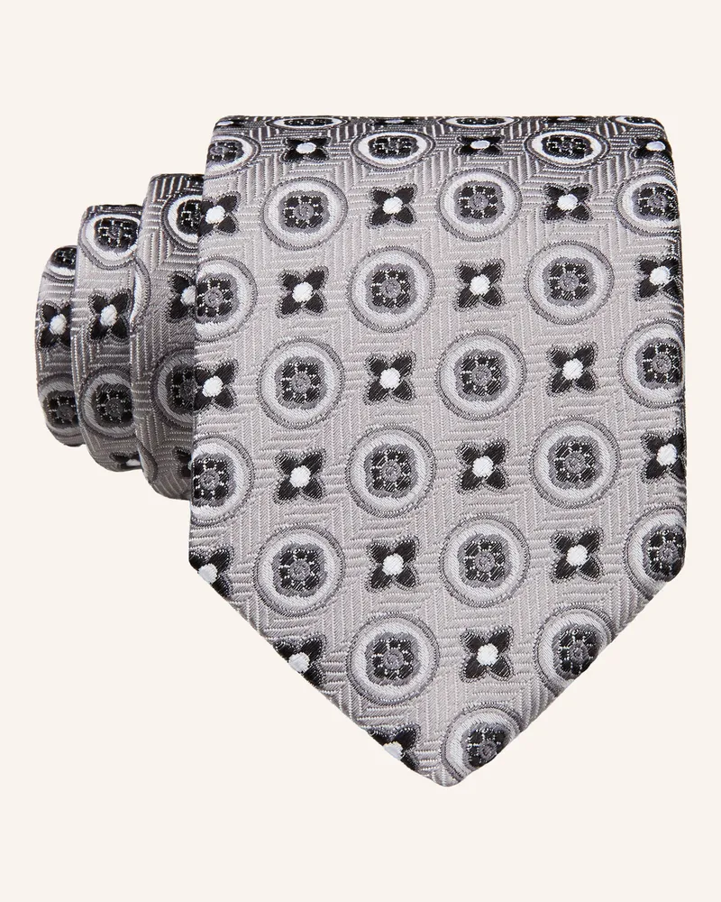 Olymp Krawatte silber Grau