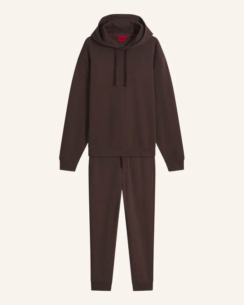 HUGO BOSS Sweatshirt Tracksuit_Dapodayote Relaxed Fit braun Braun