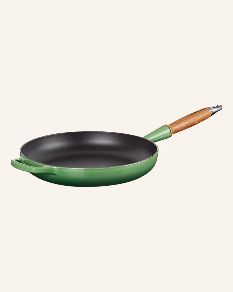 Le Creuset Bratpfanne Signature gruen Bamboo