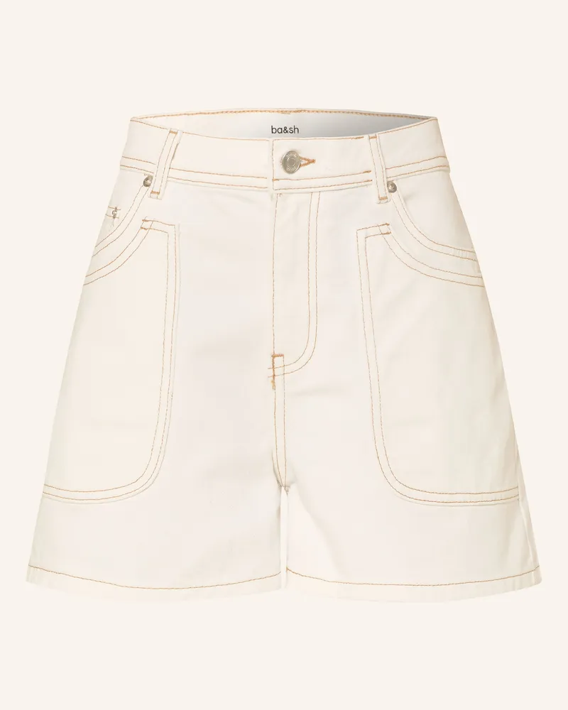 ba&sh Jeansshorts Bevy weiss Ecru