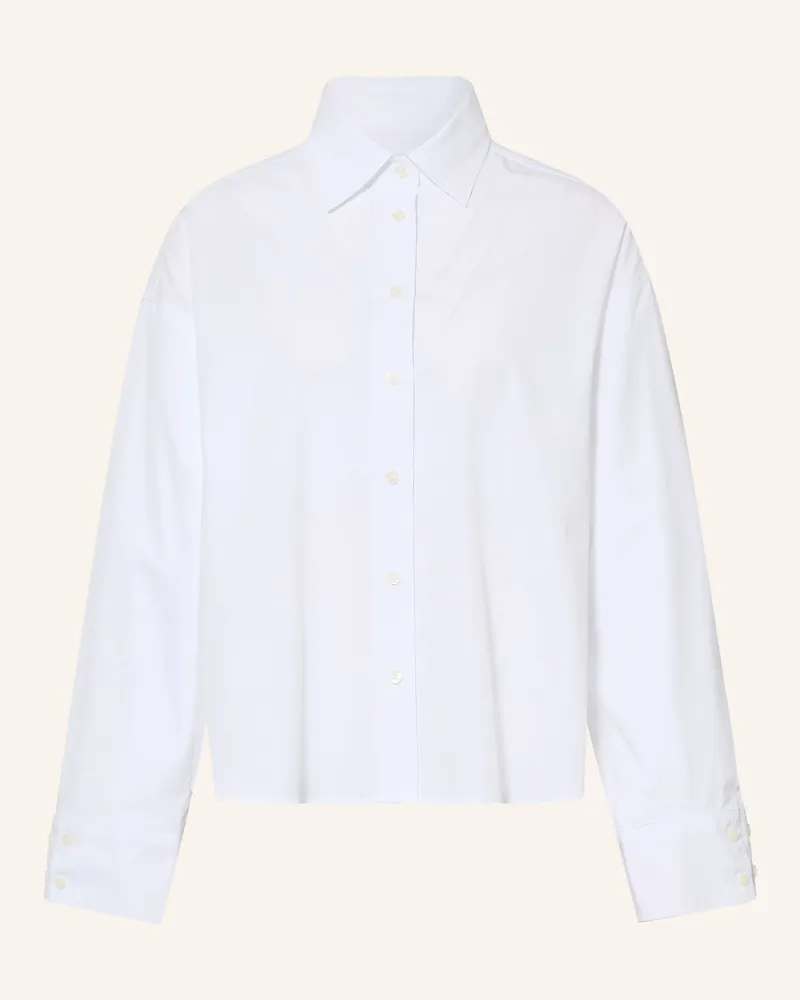 Closed Hemdbluse weiss Weiss