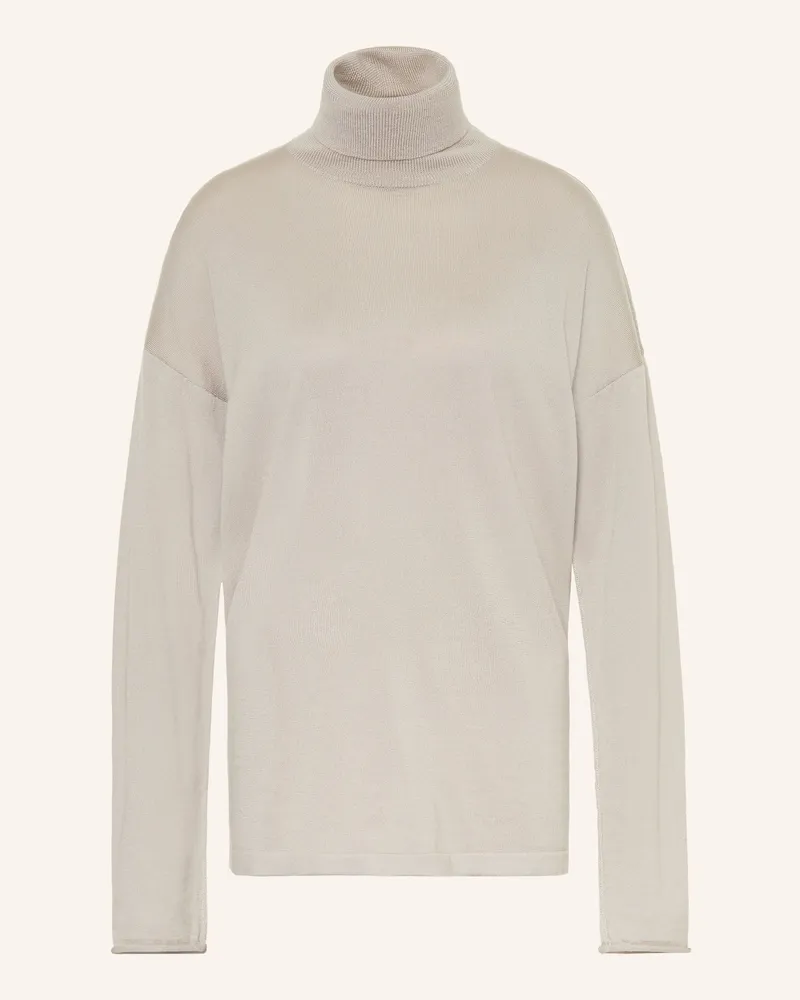 GAUCHERE Rollkragenpullover aus Wolle Grau