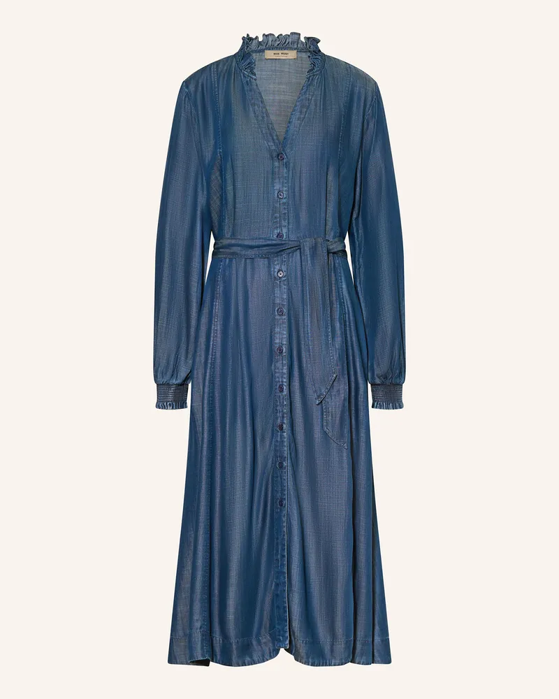 Mos Mosh Kleid MMBEY in Jeansoptik Dunkelblau