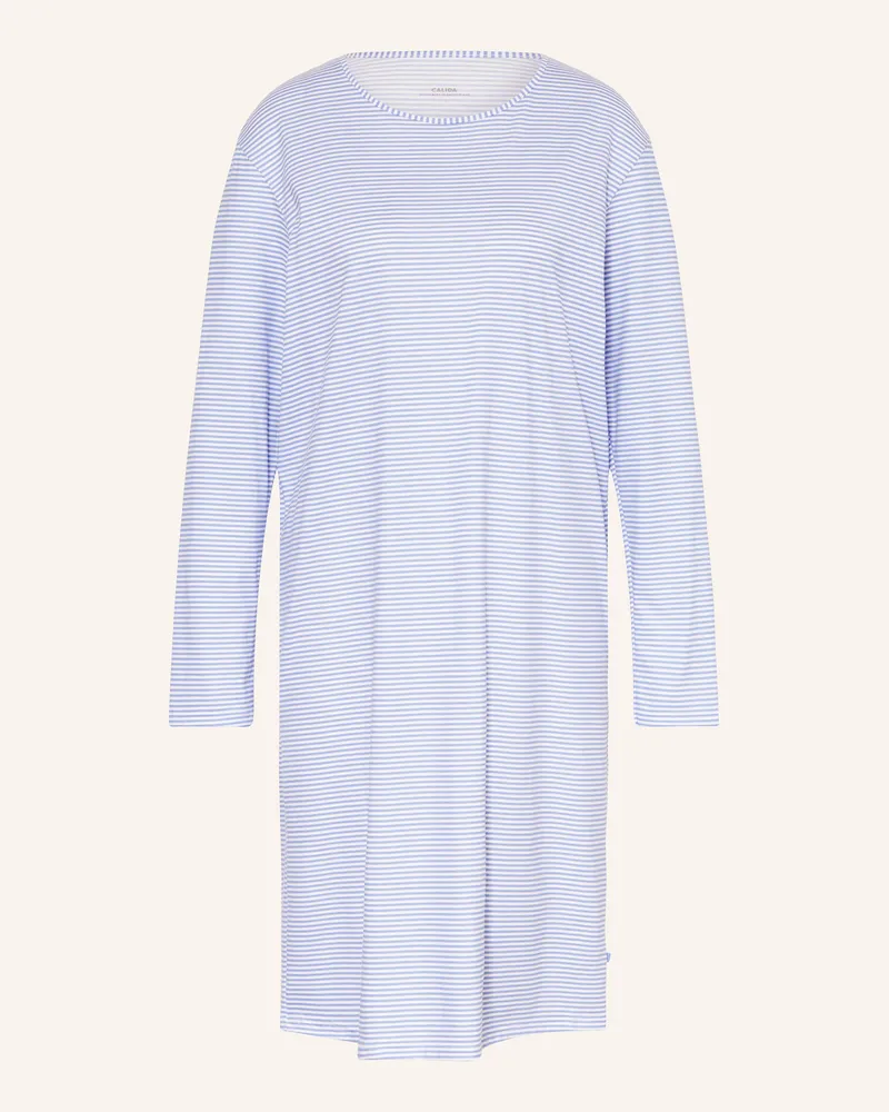 Calida Nachthemd Lovely Nights blau Hellblau