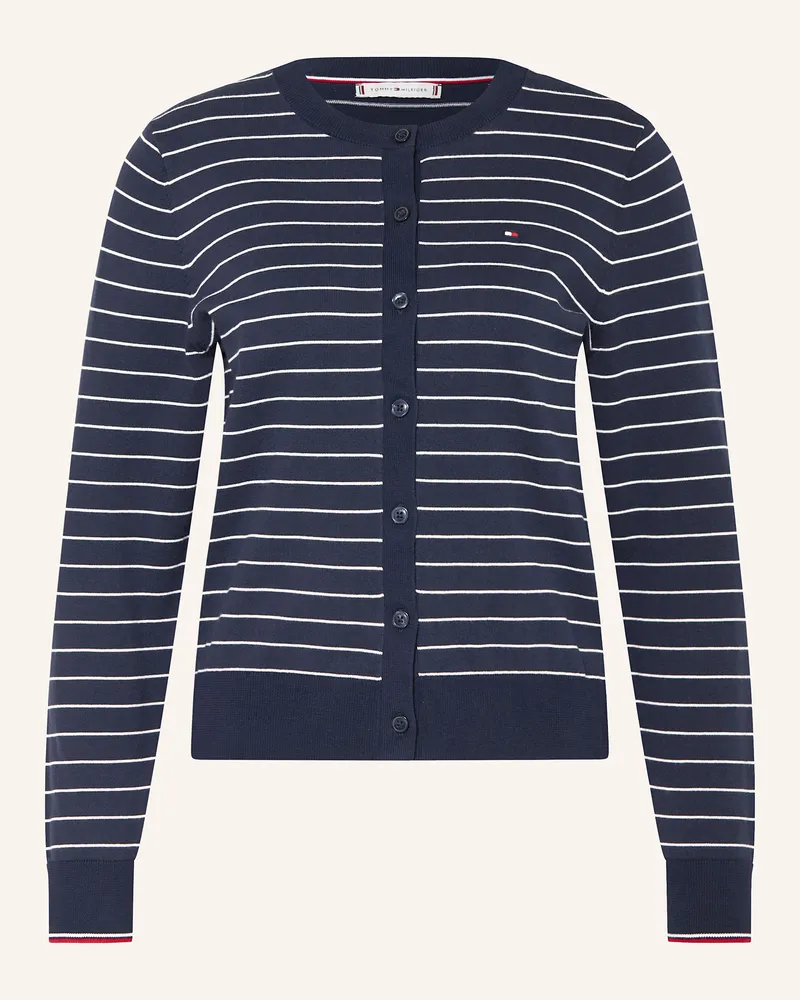 Tommy Hilfiger Strickjacke Dunkelblau