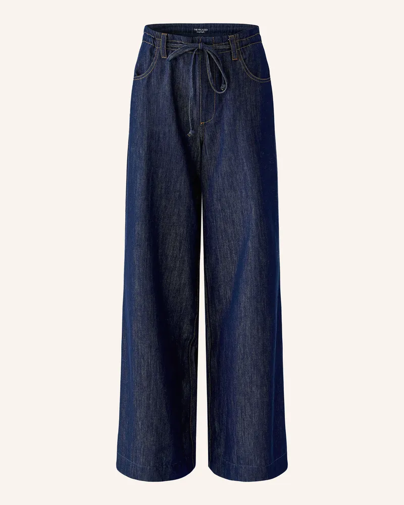 Oui  Wide Leg Jeans The Palazzo blau 5900