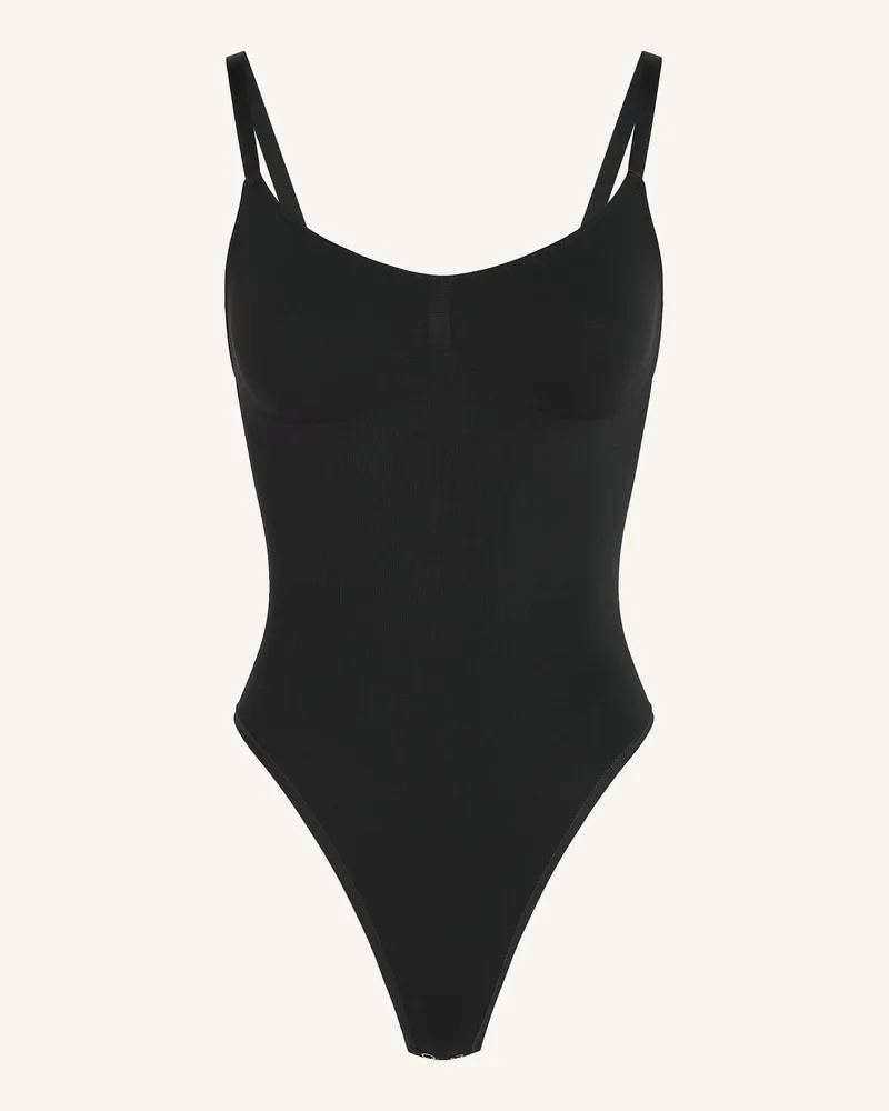 Hunkemöller Body Seamless Enhancing schwarz Schwarz