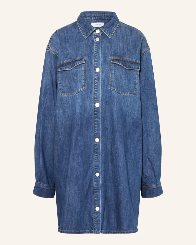 COMMA Jeanskleid Blau