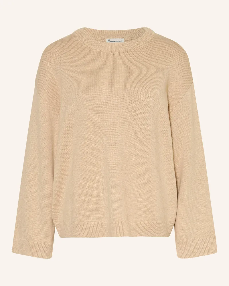 Knowledge Cotton Apparel Pullover beige Beige