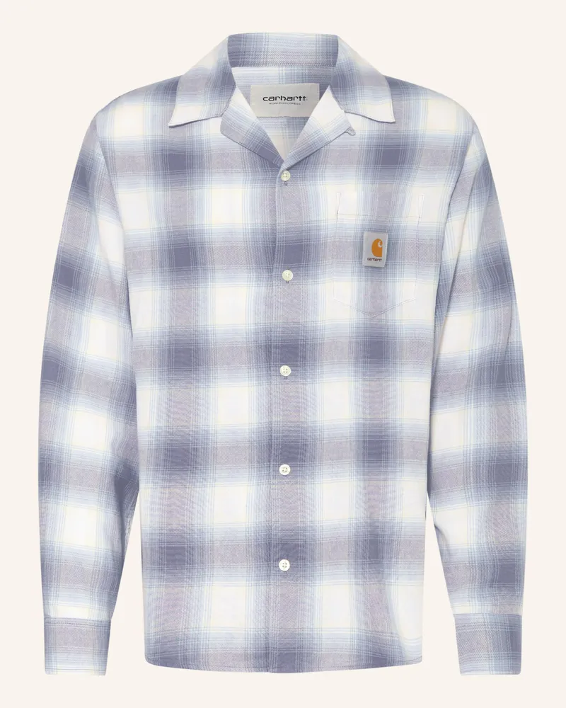 Carhartt WIP Hemd Tyers Comfort Fit blau Blau