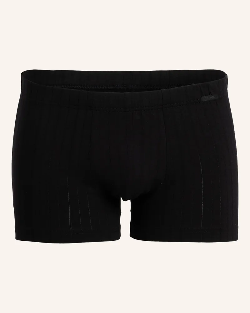 Calida Boxershorts Pure & Style schwarz Schwarz