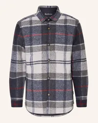 Barbour Flanell-Overshirt Blau