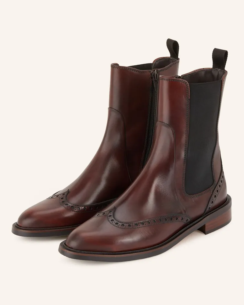 Pertini Chelsea-Boots Dunkelbraun