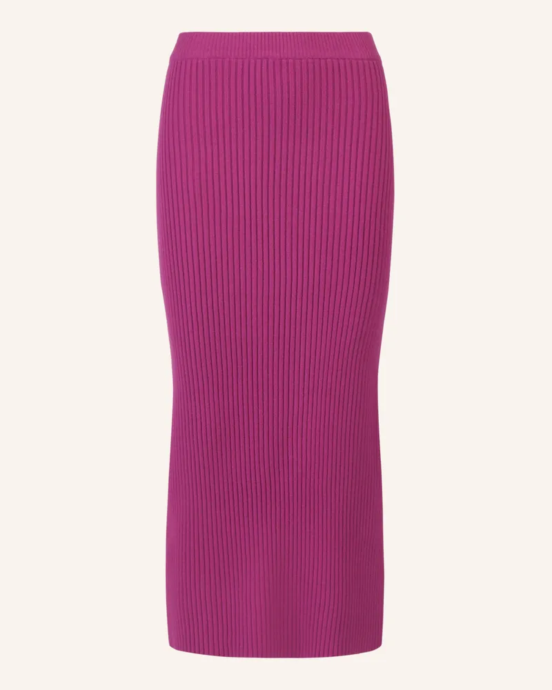 Apart Rippenstrickrock Lila