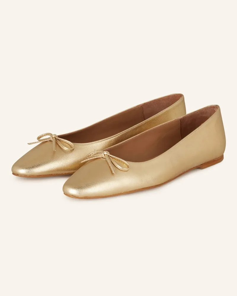 Flattered Ballerinas BODIL - GOLD Gold