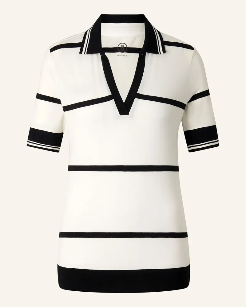 Bogner Polo-Shirt schwarz Weiss