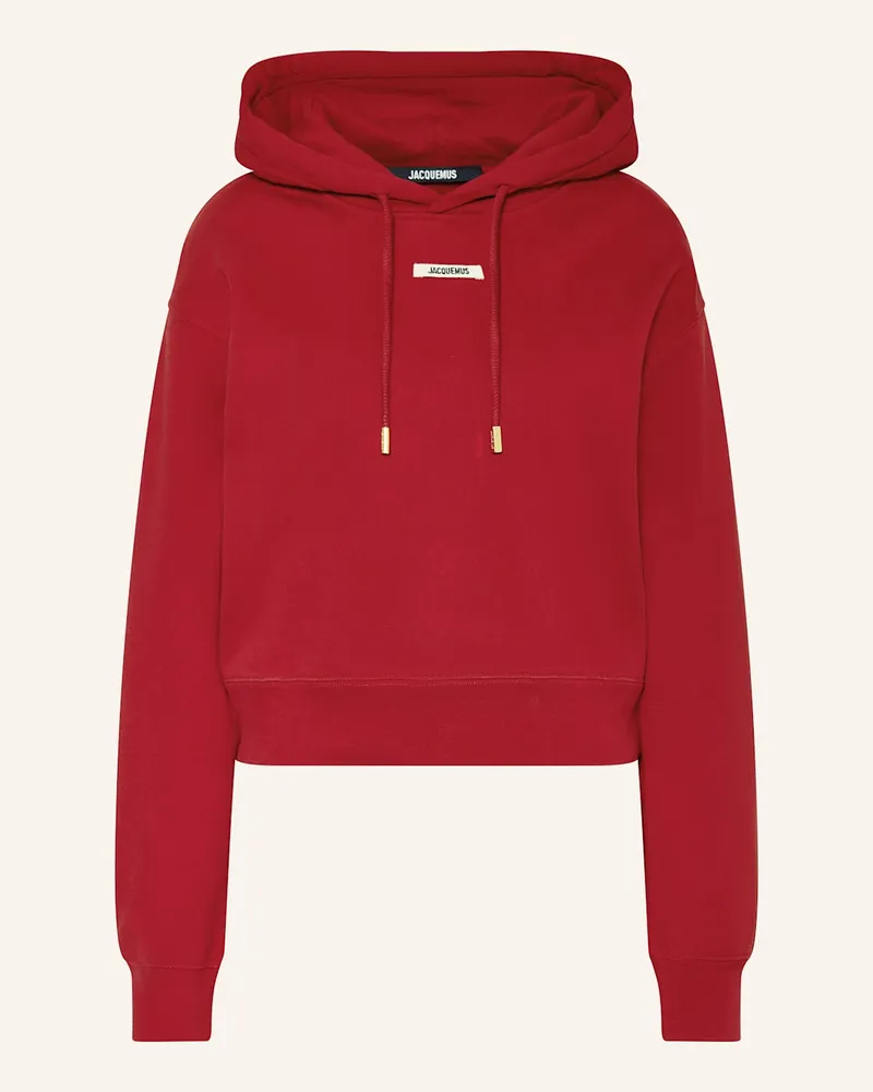 Jacquemus Hoodie LE HOODIE GROS GRAIN Rot