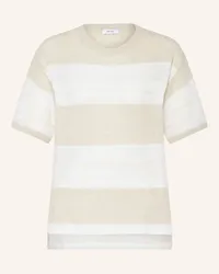 Reiss Strickshirt ISLA mit Leinen Beige