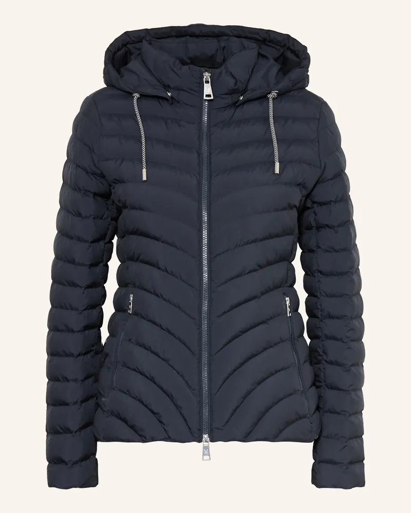 Fuchs Schmitt Steppjacke mit abnehmbarer Kapuze Dunkelblau