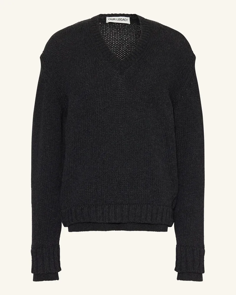 Our Legacy Pullover aus Merinowolle Schwarz