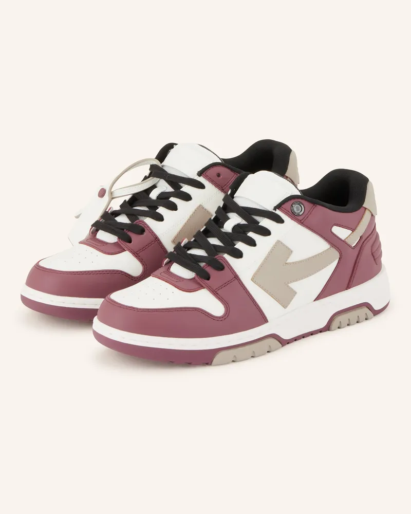 OFF-WHITE Sneaker OUT OF OFFICE Dunkelrot