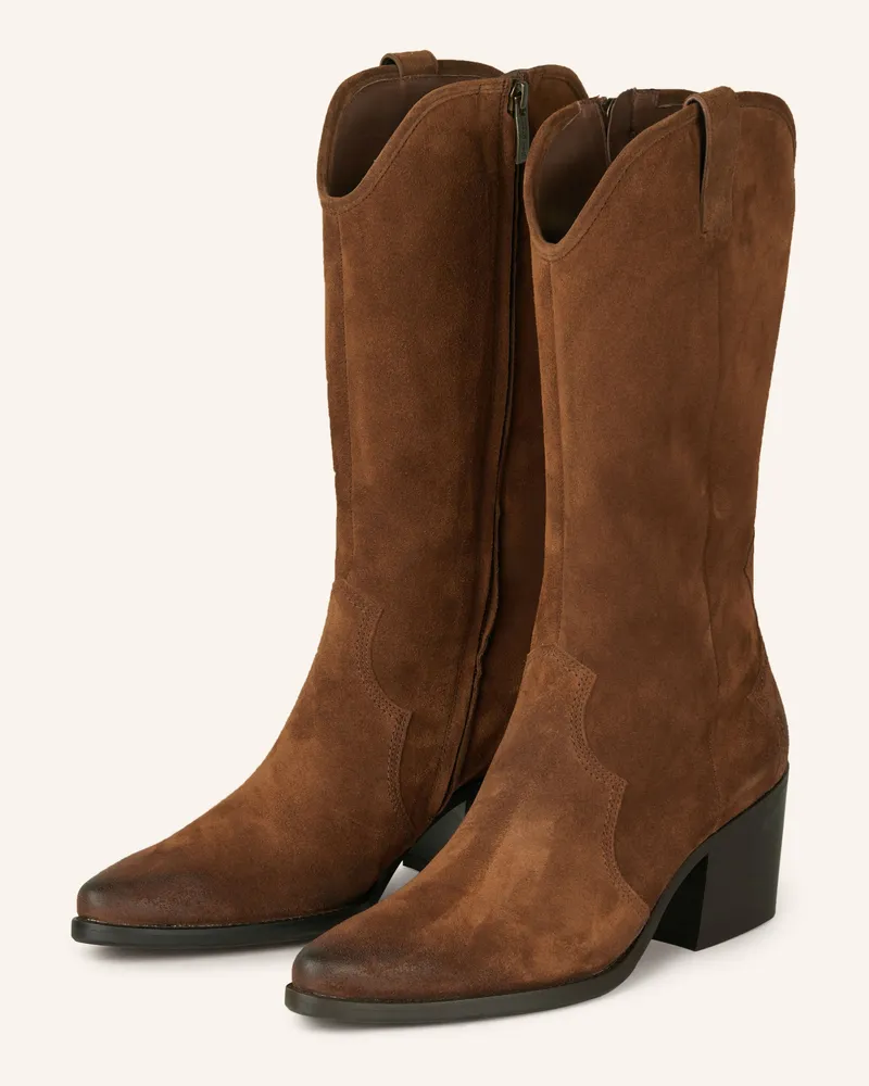 paul green Cowboy Boots braun Braun