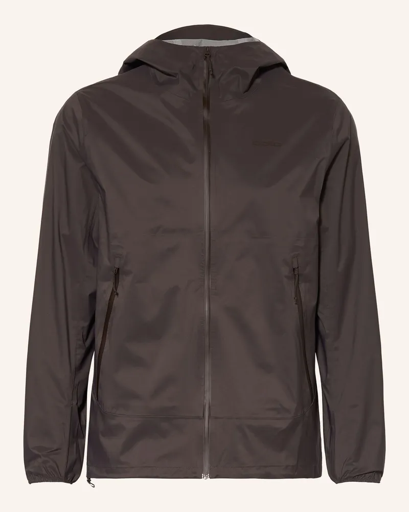 Odlo Hardshell-Jacke Essential braun Dunkelbraun
