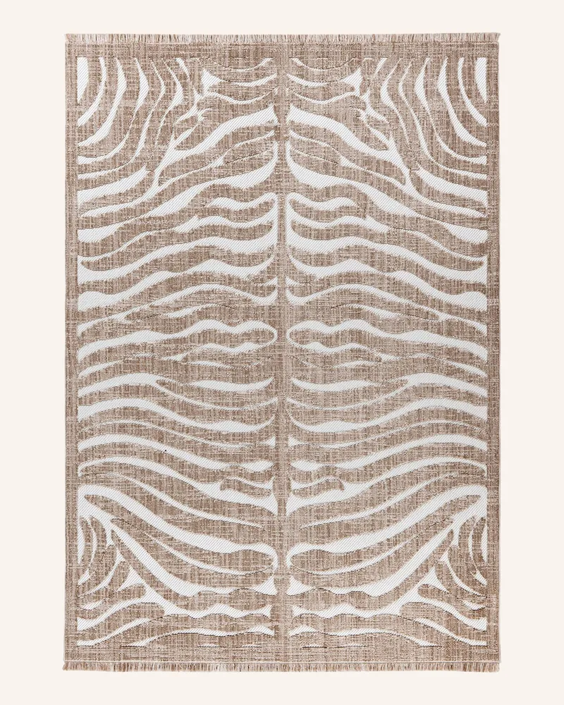 Kayoom Kurzflor Teppich SARAI 325 Braun