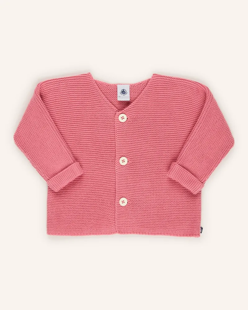 Petit Bateau Strickjacke rosa Hellrot