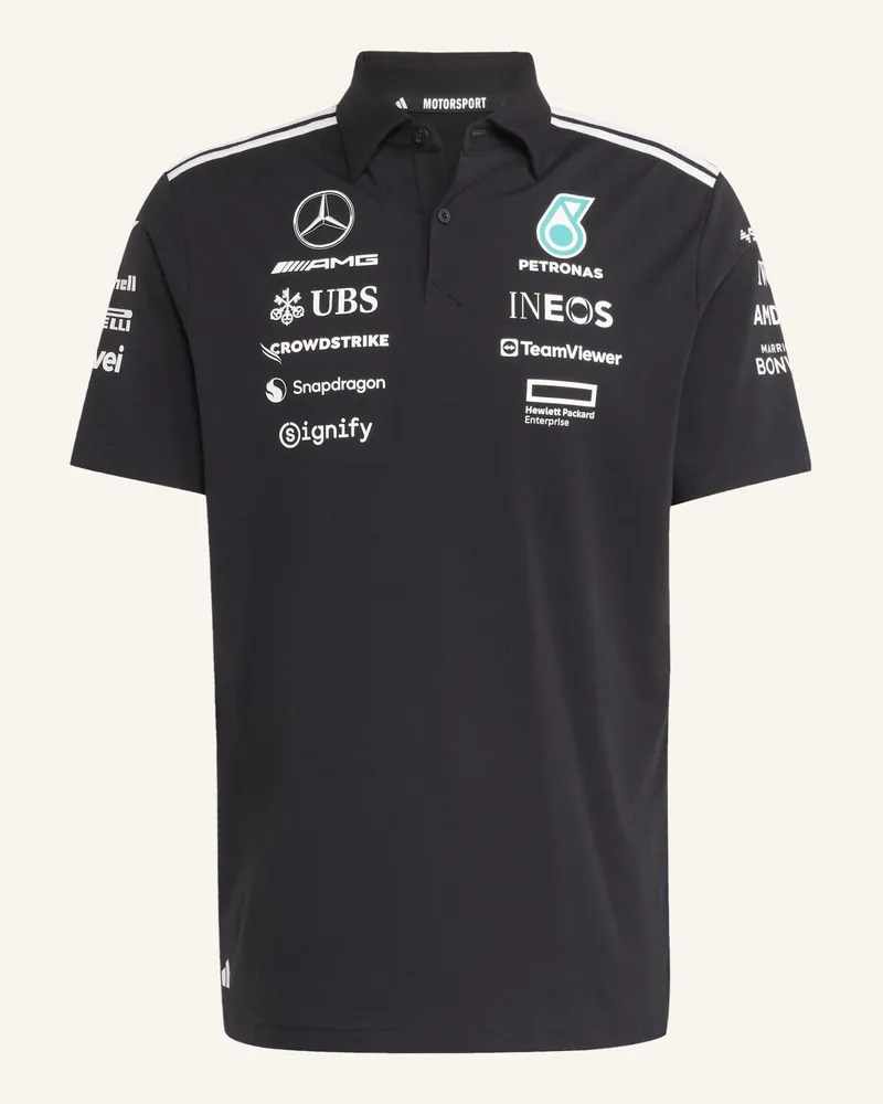 adidas MERCEDES - AMG PETRONAS FORMULA ONE TEAM POLOSHIRT Schwarz