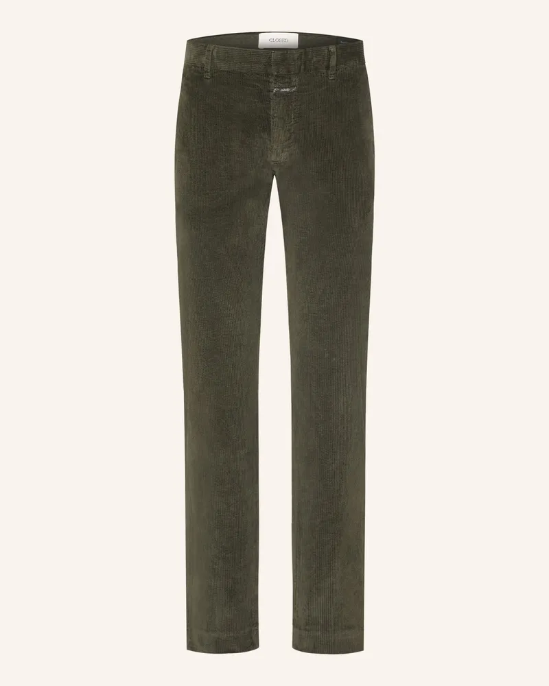 Closed Cordhose Clifton Slim Fit gruen Oliv