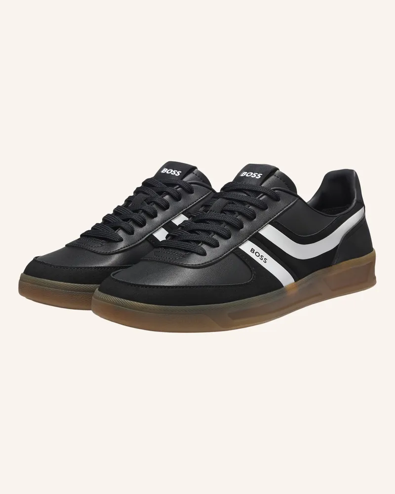 HUGO BOSS Sneaker Brandon_Tenn_Mipu schwarz Schwarz