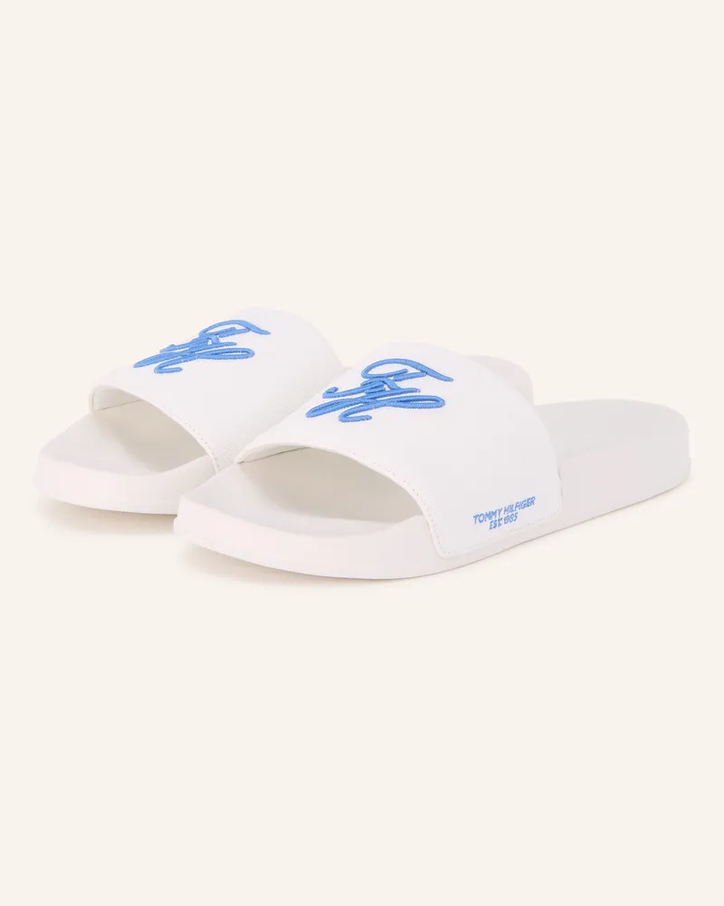 Tommy Hilfiger Pantoletten weiss Weiss