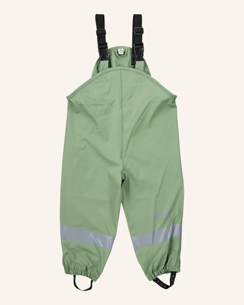 Sterntaler Regenträgerhose ungefüttert Grün
