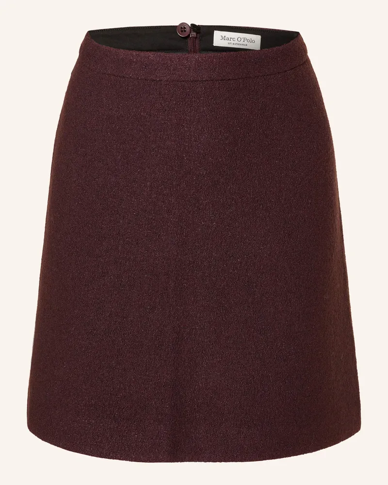 Marc O'Polo Bouclé-Rock Dunkelrot