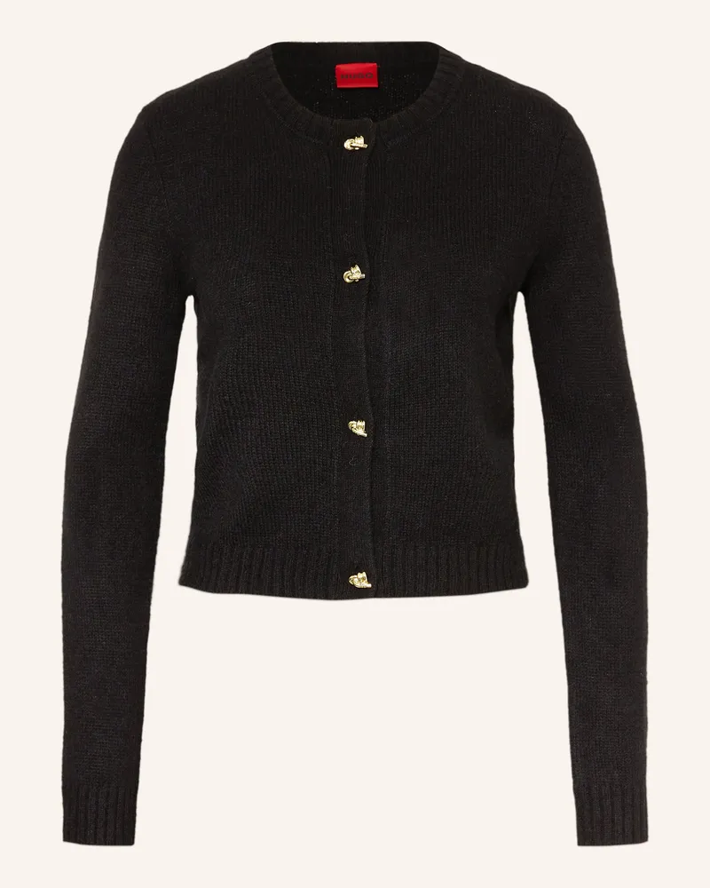 HUGO BOSS Strickjacke SIRA Schwarz