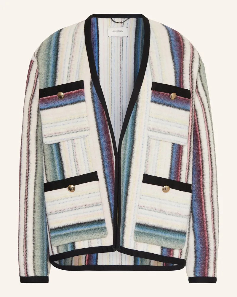 Dorothee Schumacher Kastenjacke STRIPED COMFORT Ecru