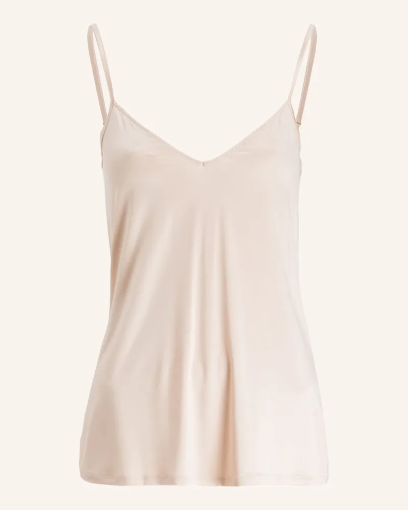 Hanro Top Satin Deluxe Aus Satin beige Natur