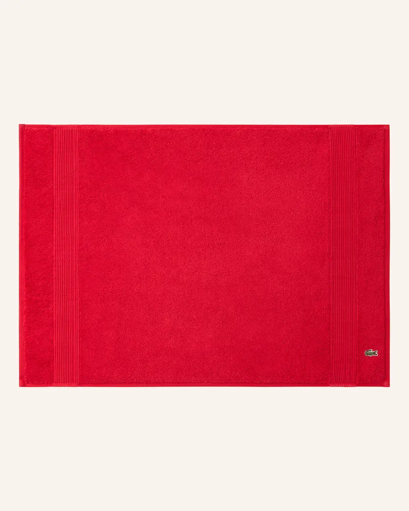 Lacoste Badematte LLECROCO Rot