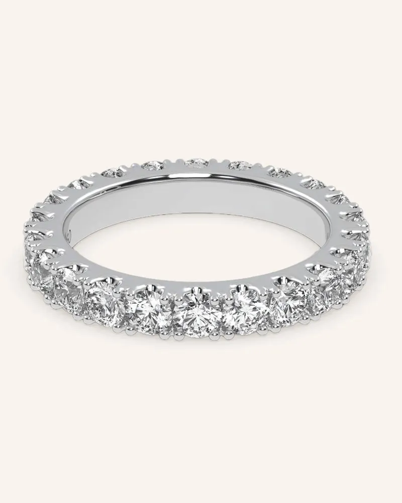 VEYNOU Ring Memory Aus 18 Karat Weißgold Mit 2,25ct. Diamanten silber Weissgold