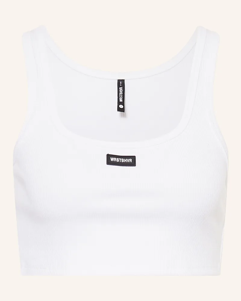 WRSTBHVR Cropped-Top JETTY Weiss