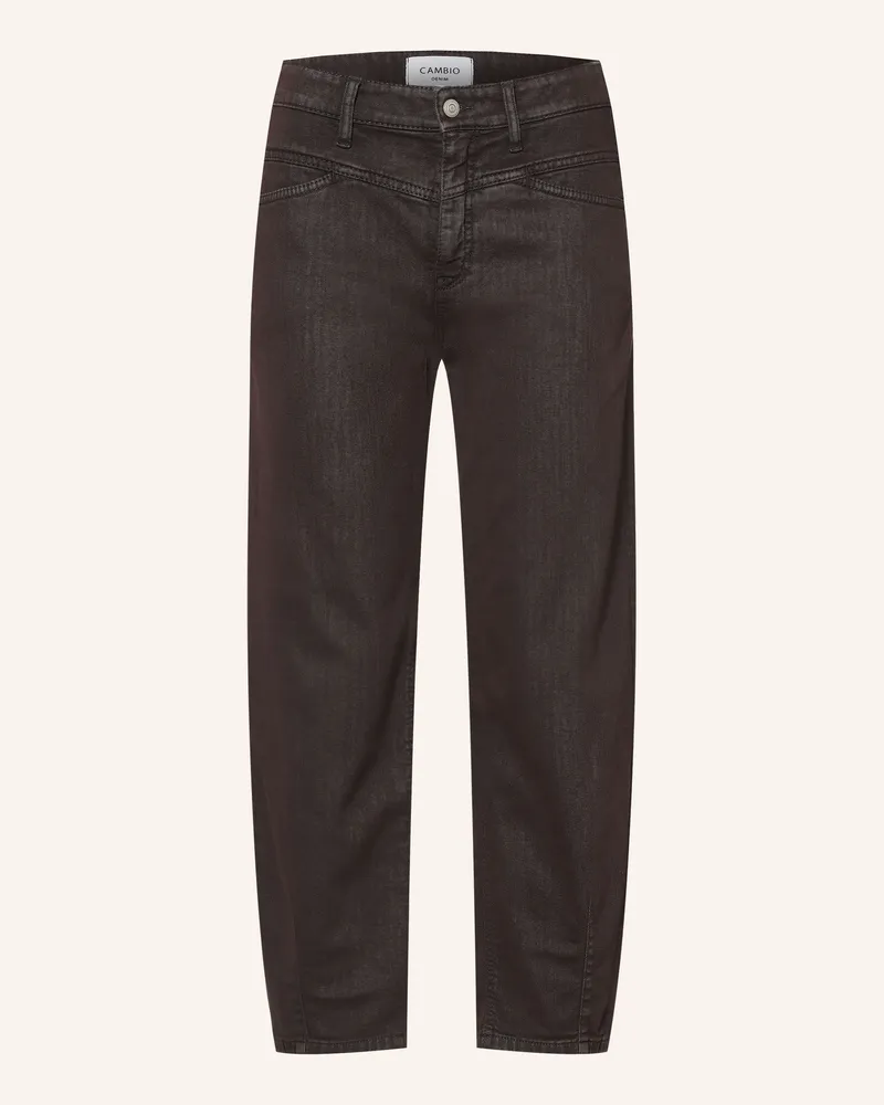 Cambio Barrel Jeans Elin braun 760