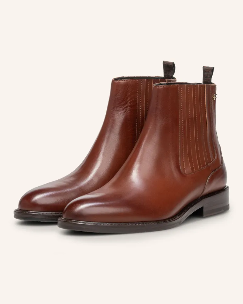 Floris van Bommel Chelsea-Boots Zelmi 02 braun Cognac