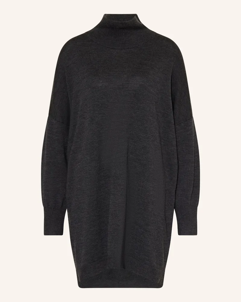 Repeat Strickkleid Dunkelgrau