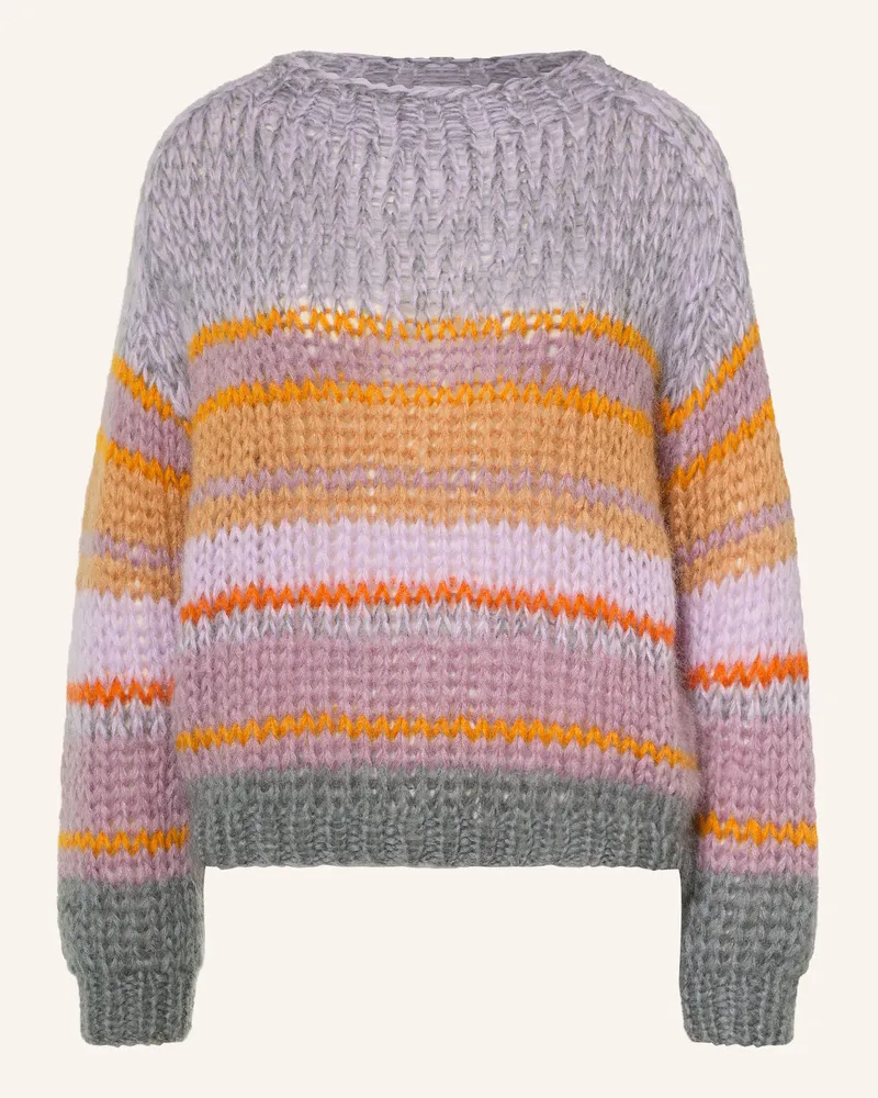 MAIAMI Pullover Mit Mohair lila Helllila